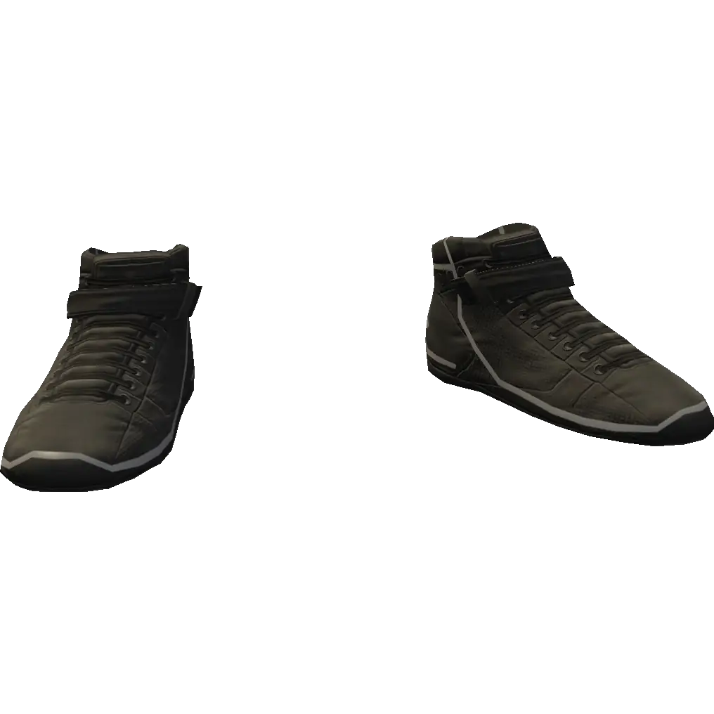 Кроссовки с неоновыми полосками