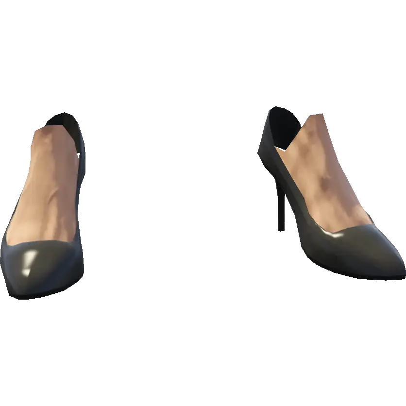 Туфли с острым носом