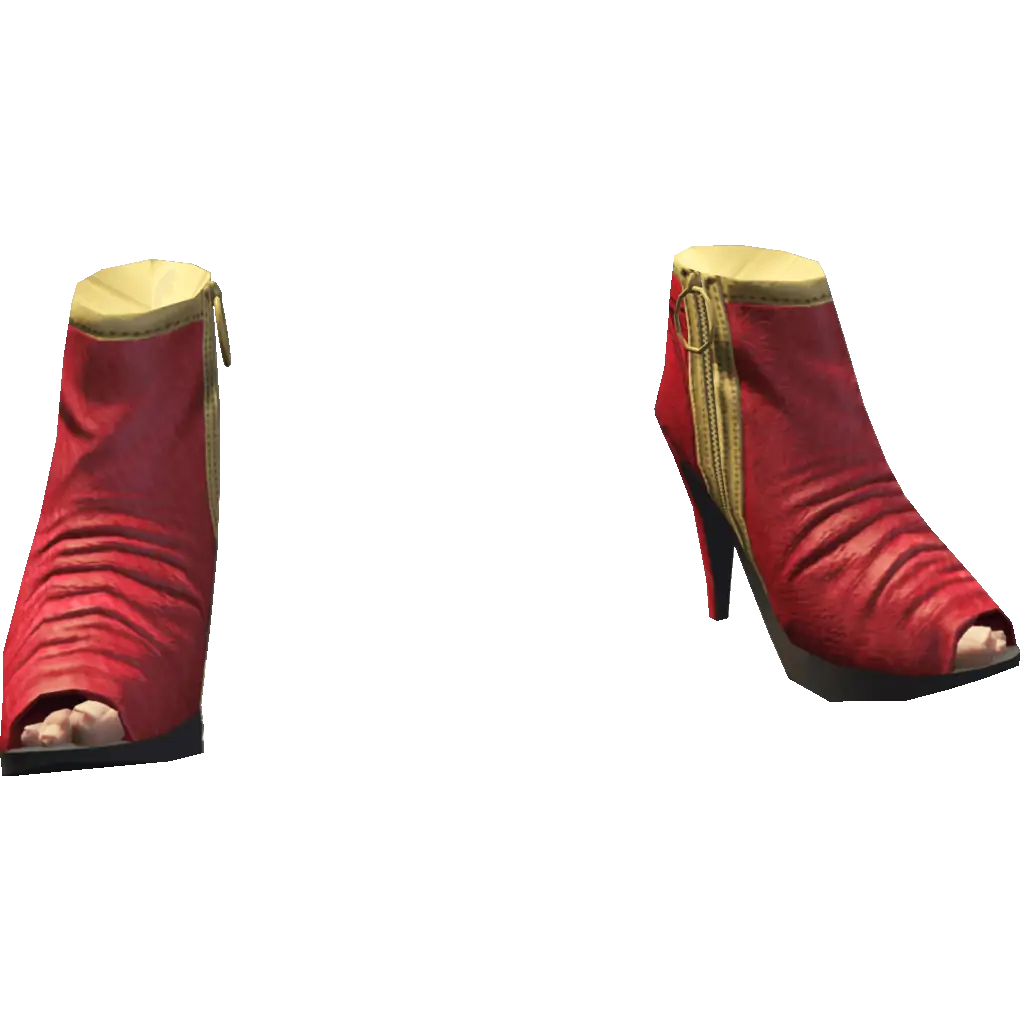 Туфли на каблуке с открытым носом