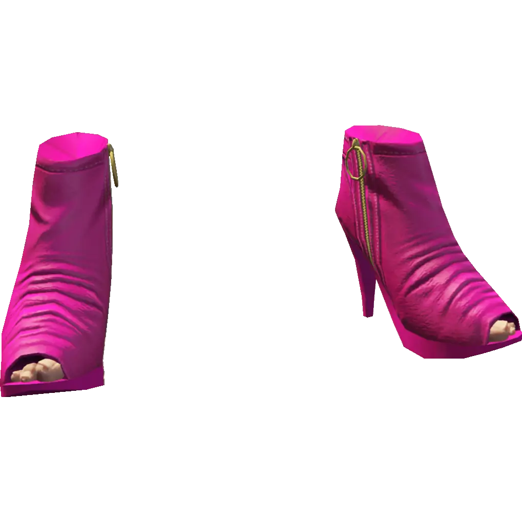 Туфли на каблуке с открытым носом