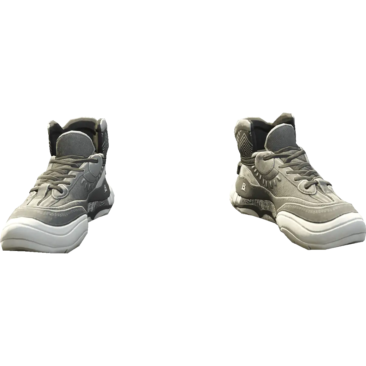 Баскетбольные кроссовки с воротничком