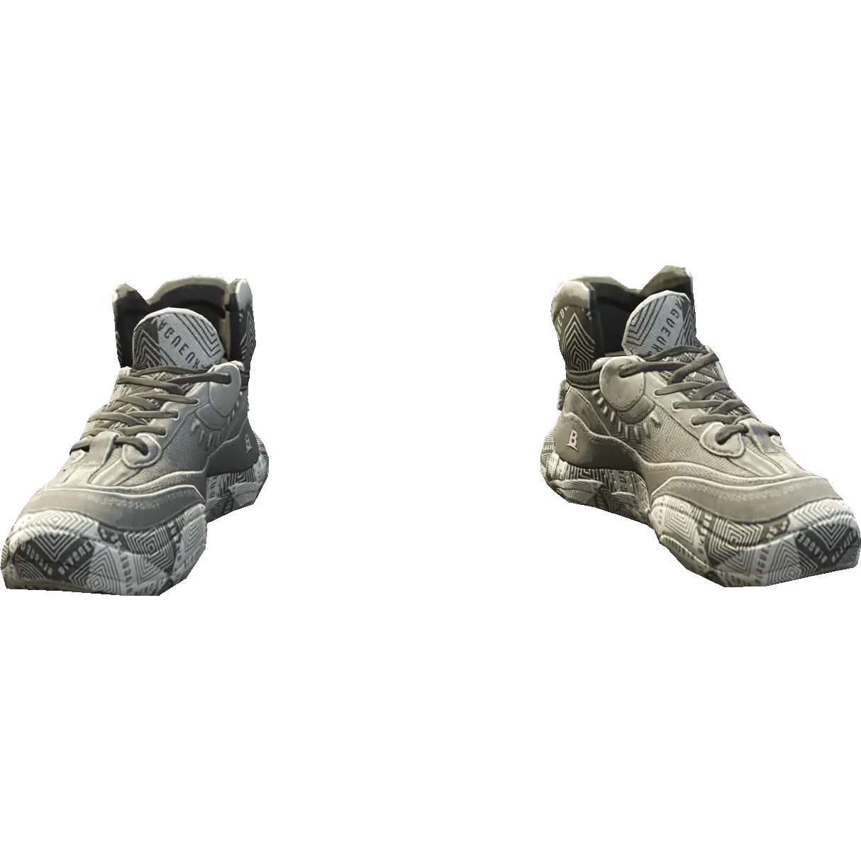 Баскетбольные кроссовки с воротничком