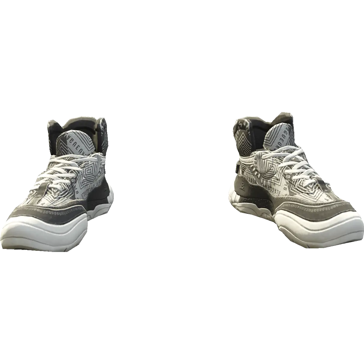 Баскетбольные кроссовки с воротничком