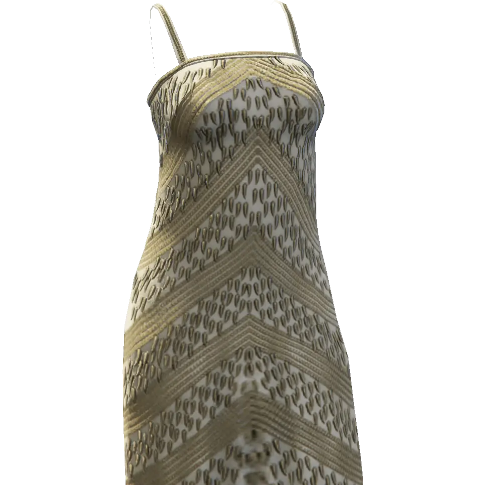 Платье с полосами