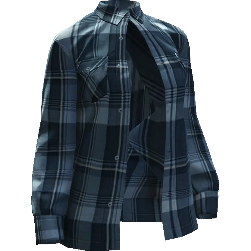 Рубашка с глубоким декольте