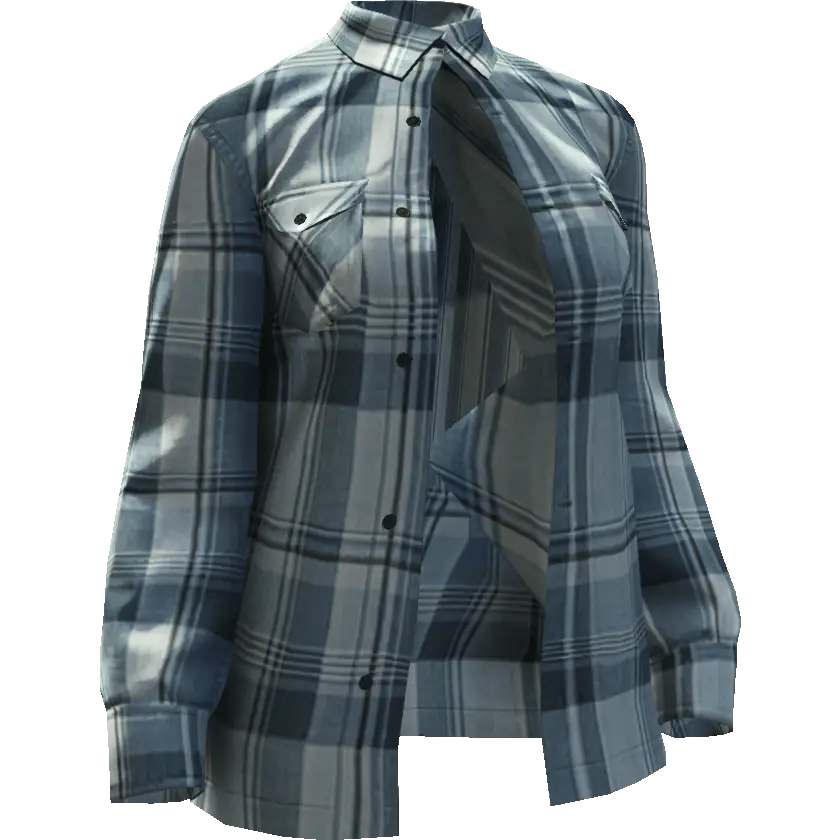 Рубашка с глубоким декольте