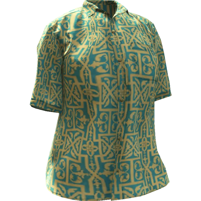 Рубашка с птицами