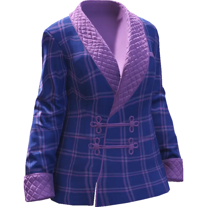 Закрытый пиджак с вырезом