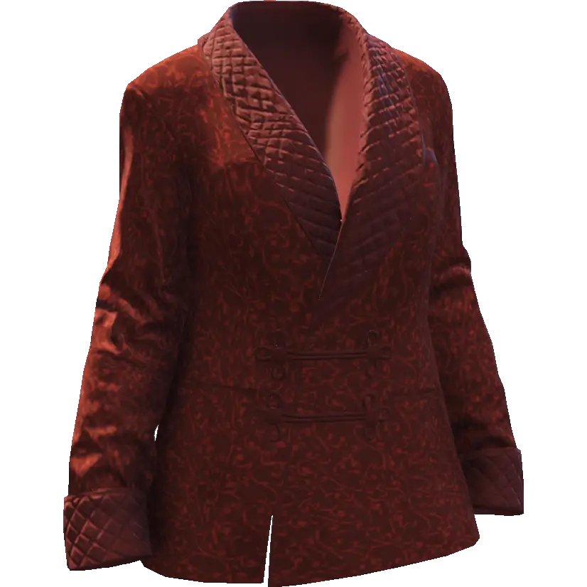 Закрытый пиджак с вырезом