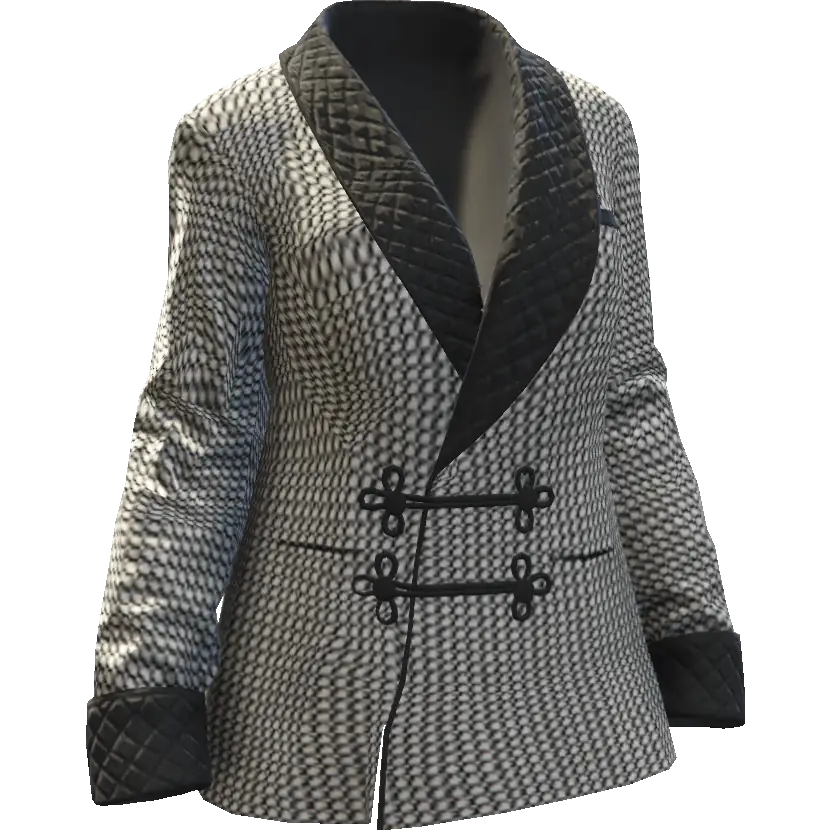 Закрытый пиджак с вырезом