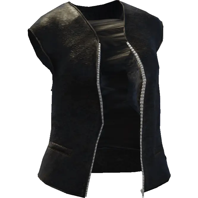 Открытая жилетка байкерская