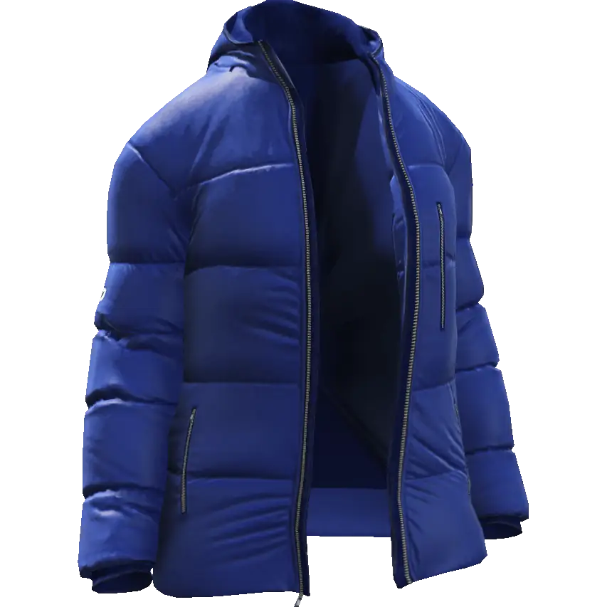 Открытый пуховик