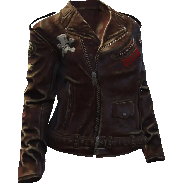 Байкерская кожаная куртка