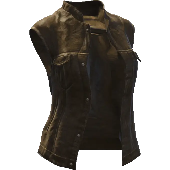 Открытая жилетка байкерская