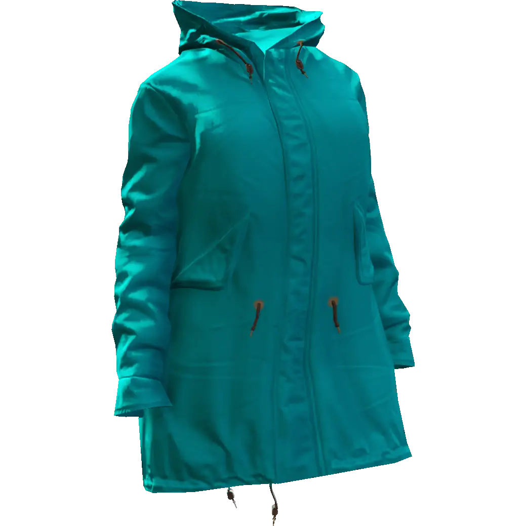 Закрытая куртка с шнурками