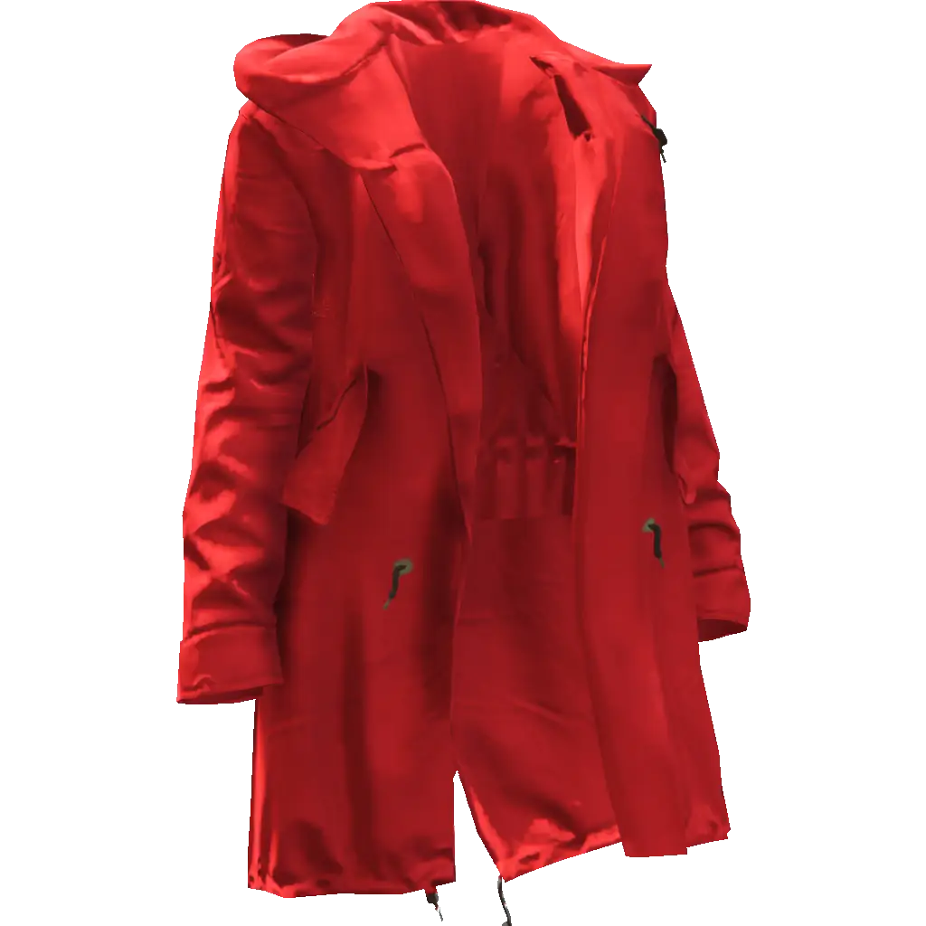 Открытая куртка со шнурками