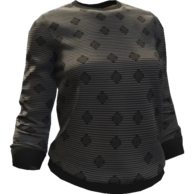 Свитшот в полоску