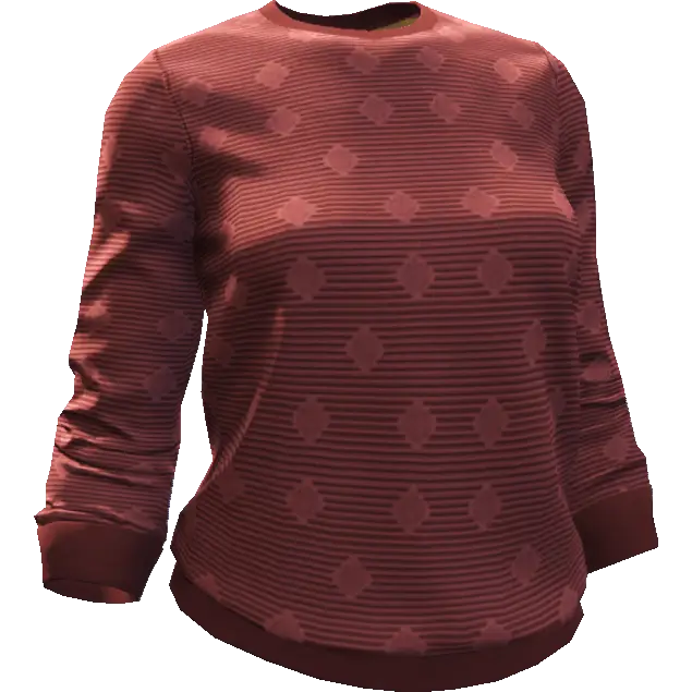 Свитшот в полоску