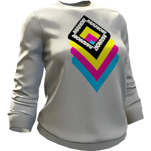 Свитшот в полоску