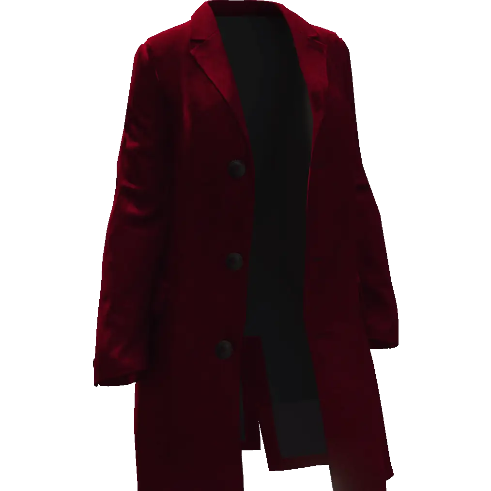 Открытое длинное пальто