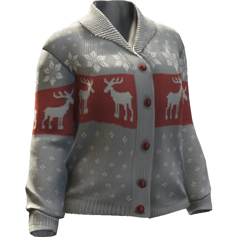 Кофта с ёлками №1