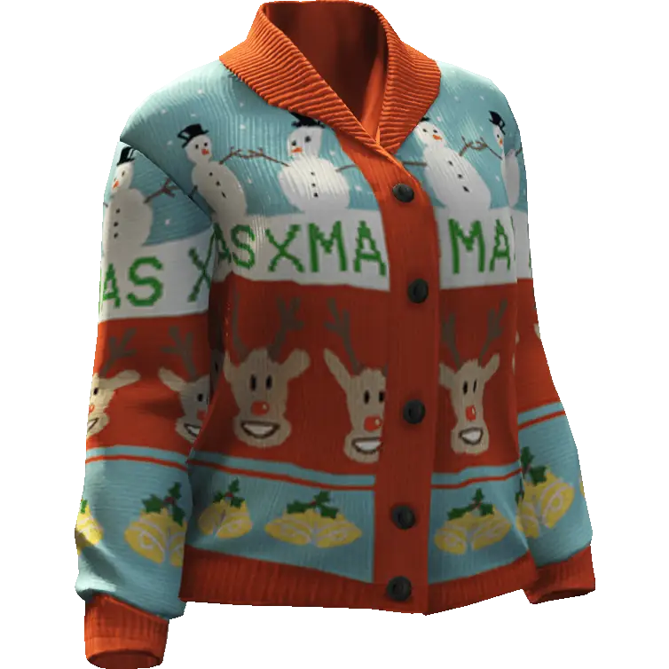 Кофта с ёлками №1