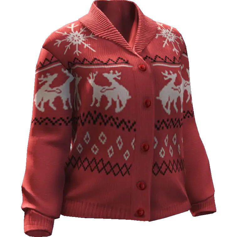 Кофта с ёлками №2