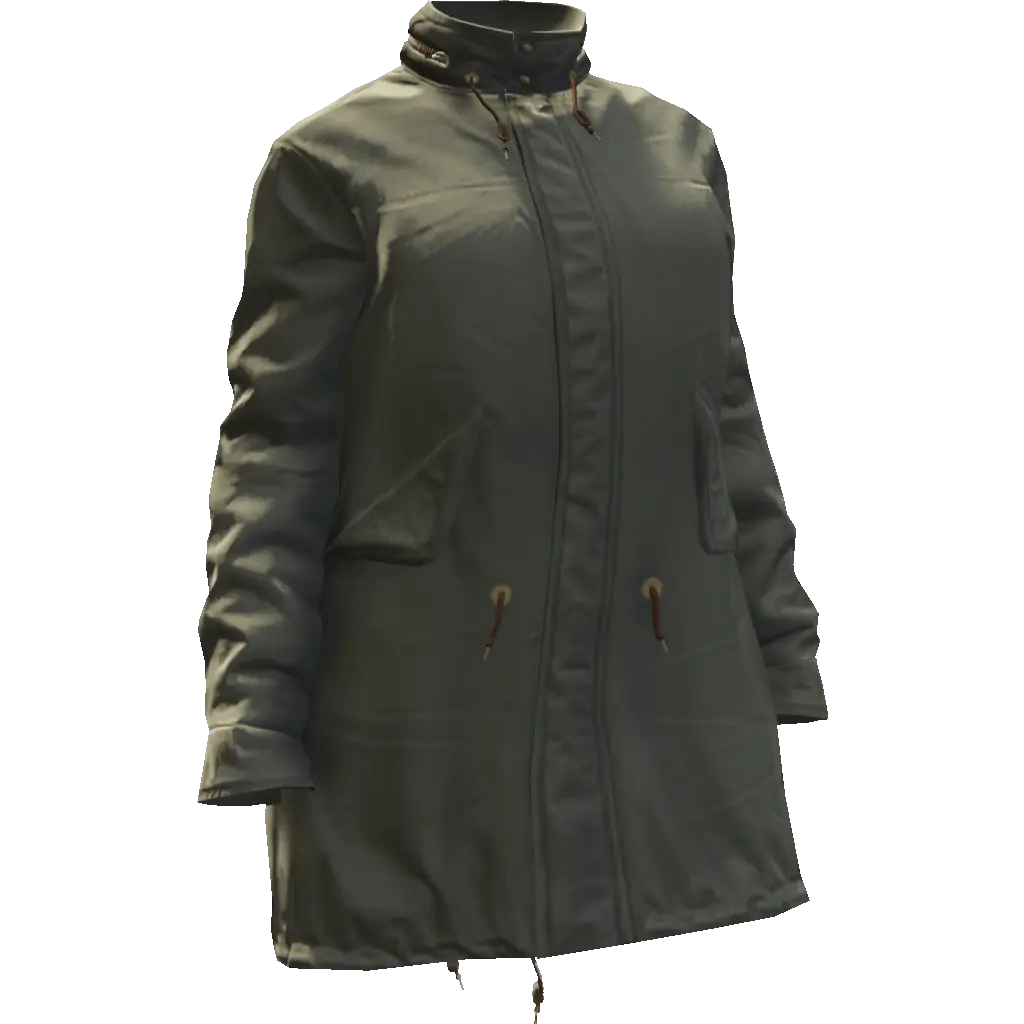 Закрытая модная куртка