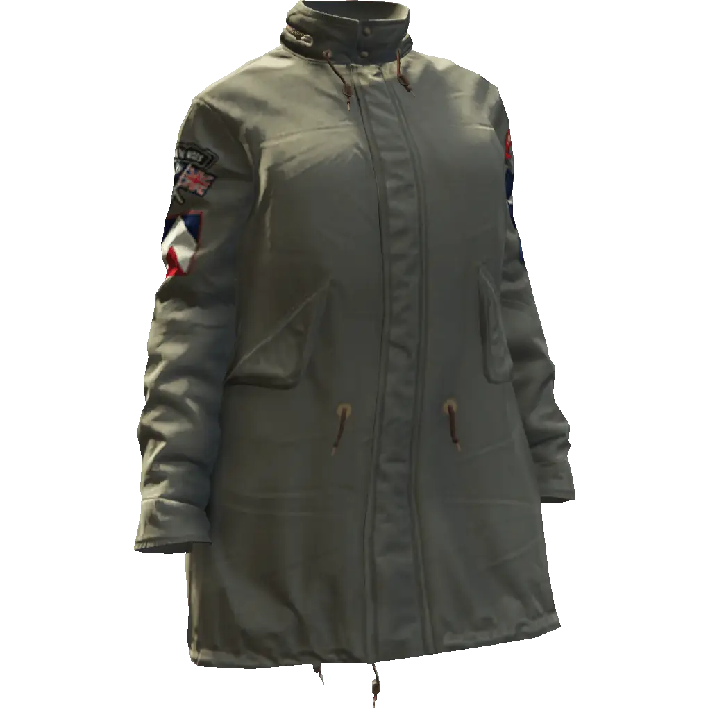 Закрытая модная куртка