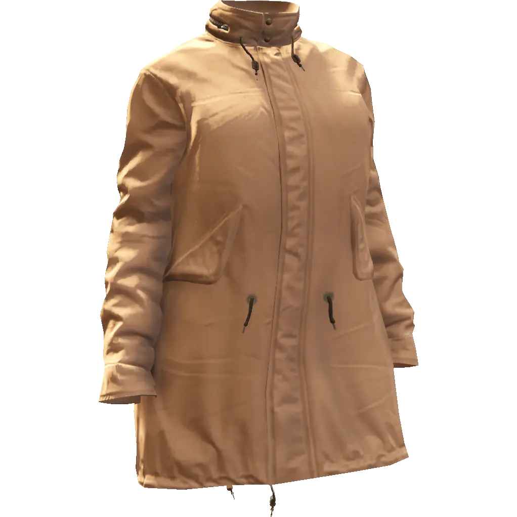 Закрытая модная куртка