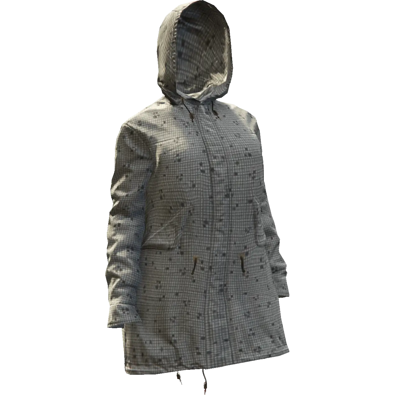 Закрытая модная куртка с капюшоном