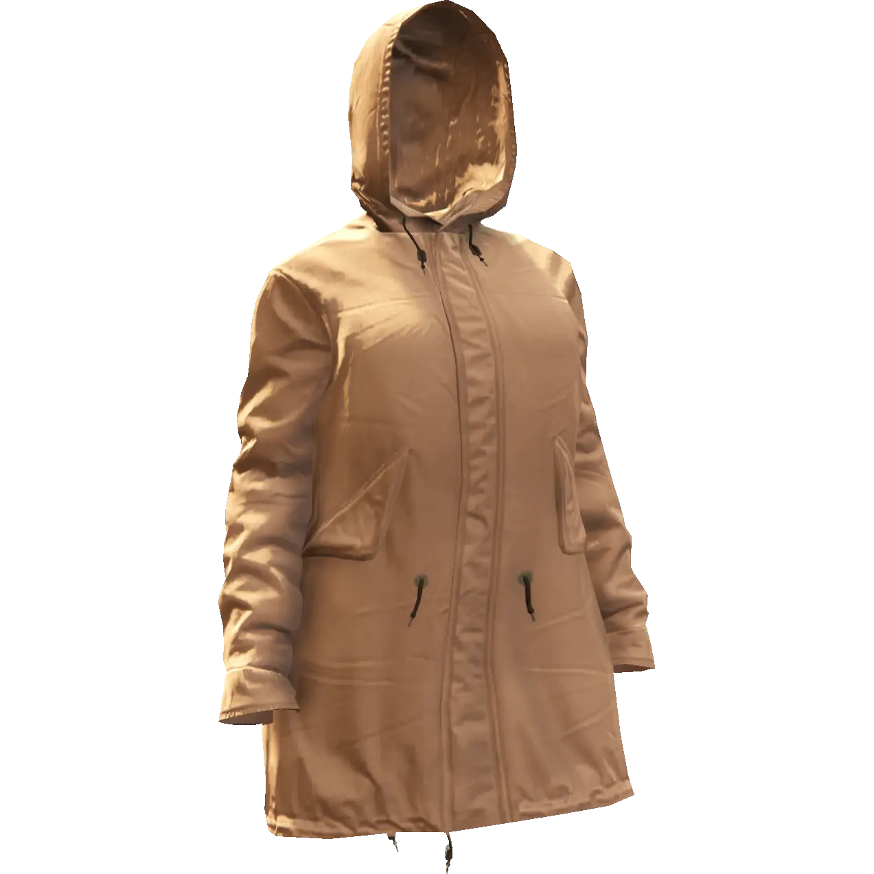 Закрытая модная куртка с капюшоном