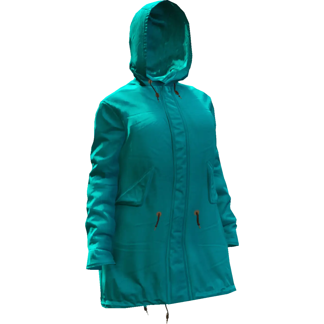 Закрытая модная куртка с капюшоном