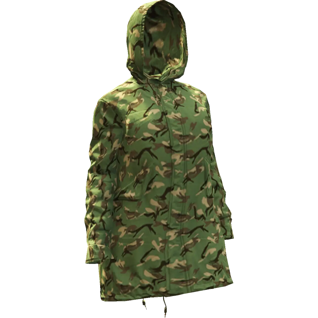 Закрытая модная куртка с капюшоном