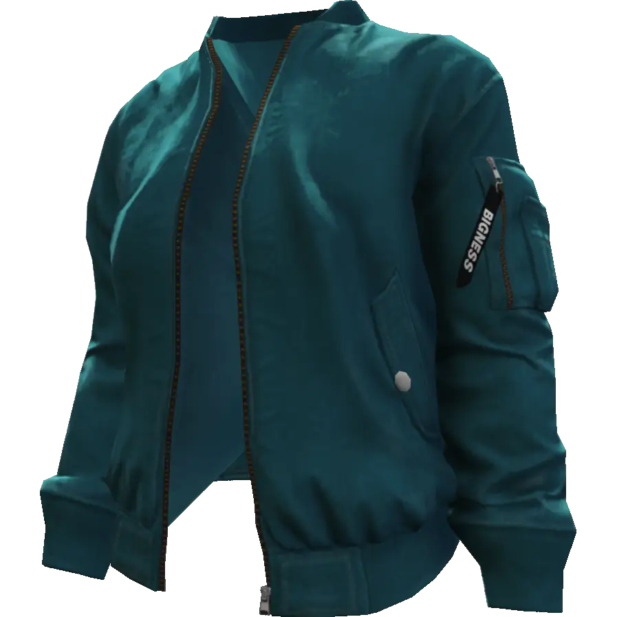 Куртка спортивная расстегнутая