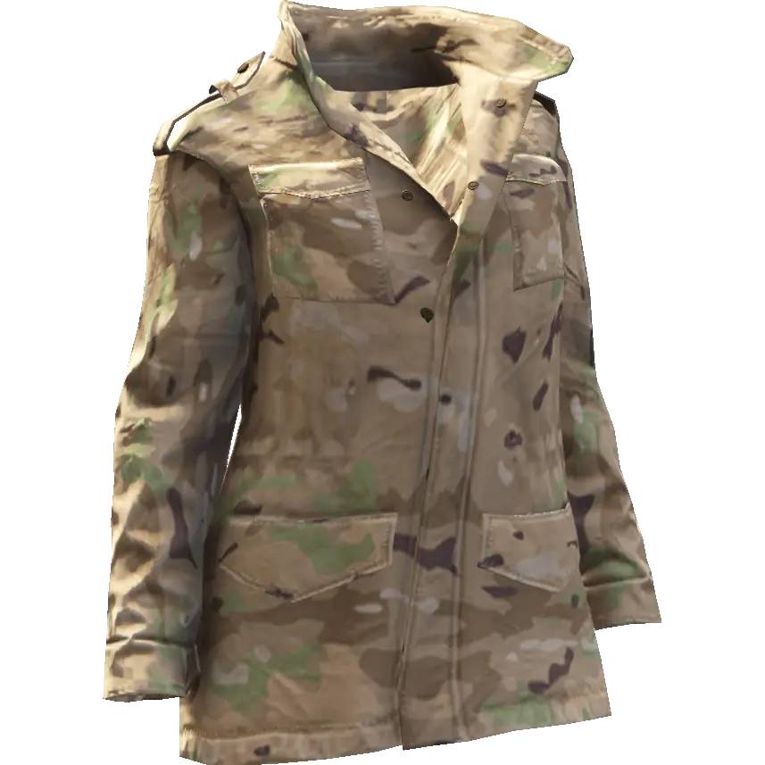 Куртка длинная на пуговицах