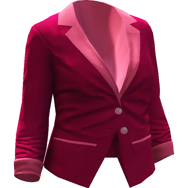 Деловой пиджак с двумя пуговицами офисный