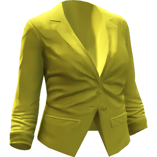 Деловой пиджак с двумя пуговицами офисный