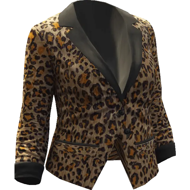 Деловой пиджак с двумя пуговицами офисный