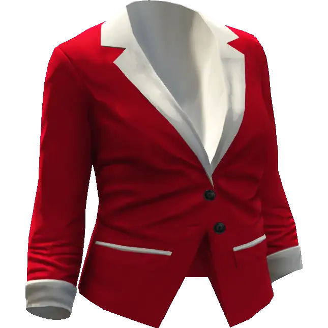 Деловой пиджак с двумя пуговицами офисный