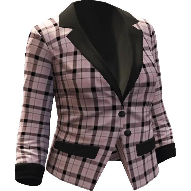 Деловой пиджак с двумя пуговицами офисный