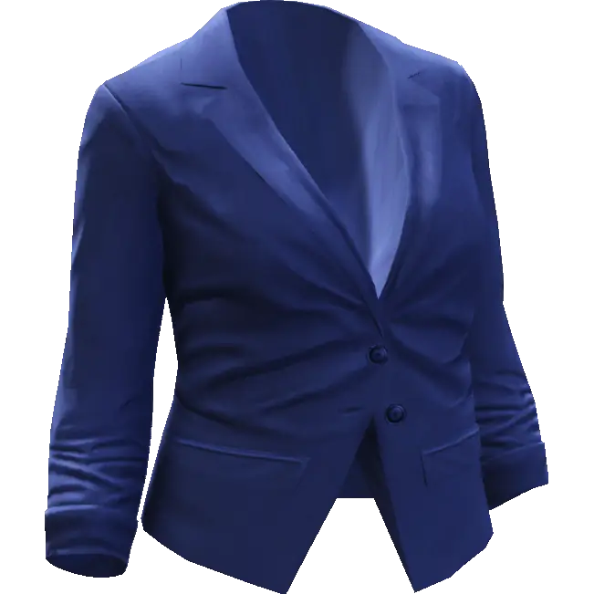 Деловой пиджак с двумя пуговицами офисный