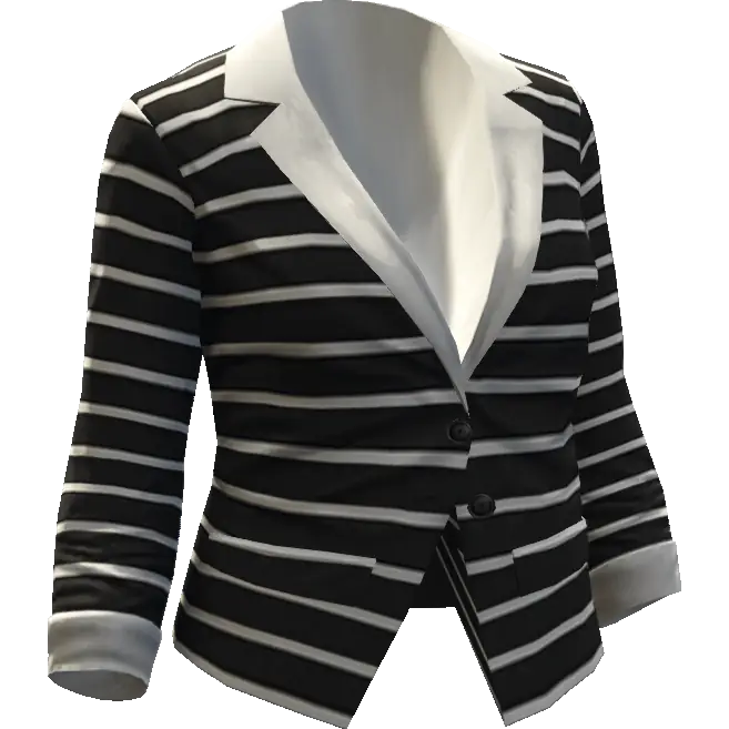 Деловой пиджак с двумя пуговицами офисный