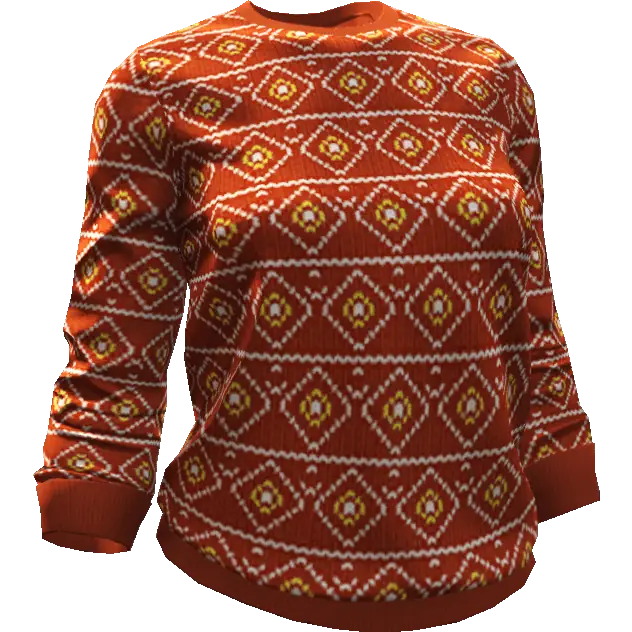 Свитшот с узором