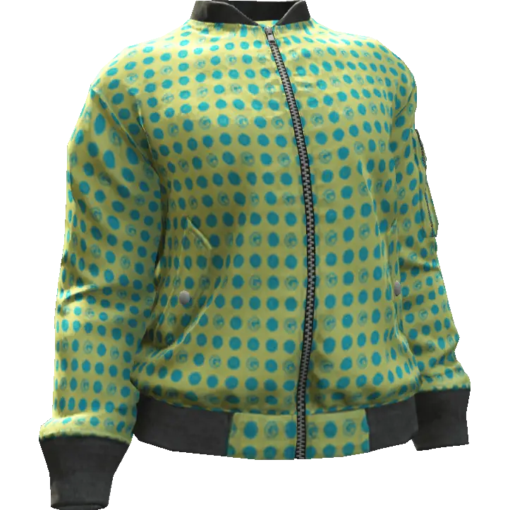 Куртка в кружок