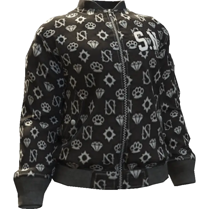 Куртка в кружок