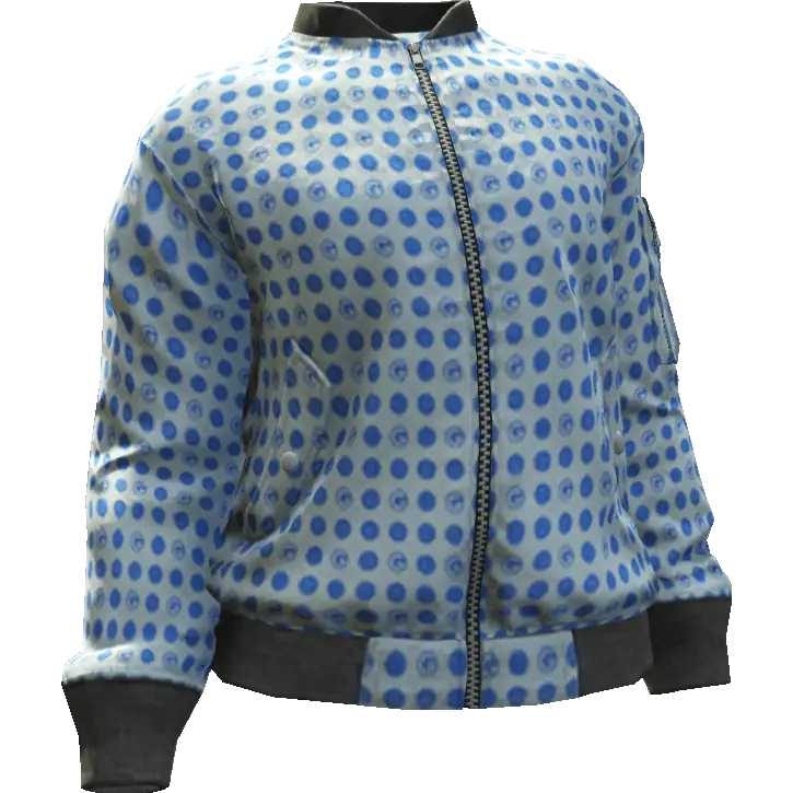 Куртка в кружок