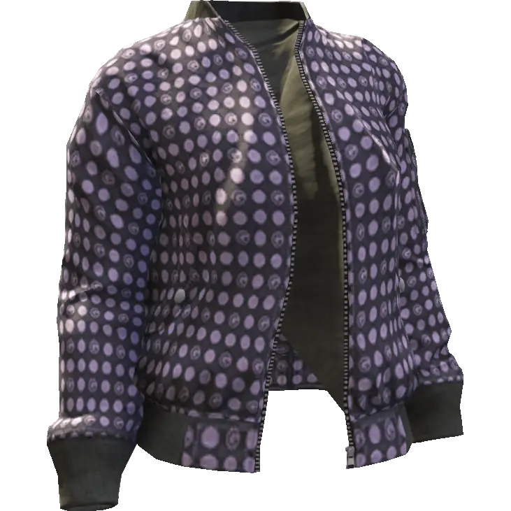 Открытая куртка в кружок