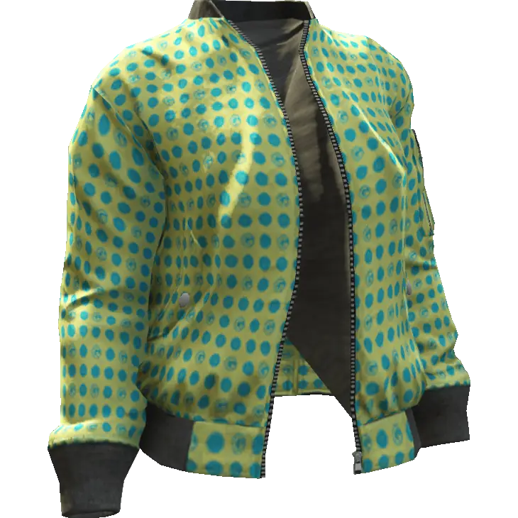 Открытая куртка в кружок