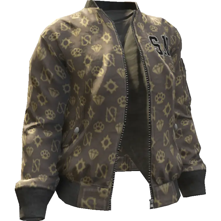 Открытая куртка в кружок